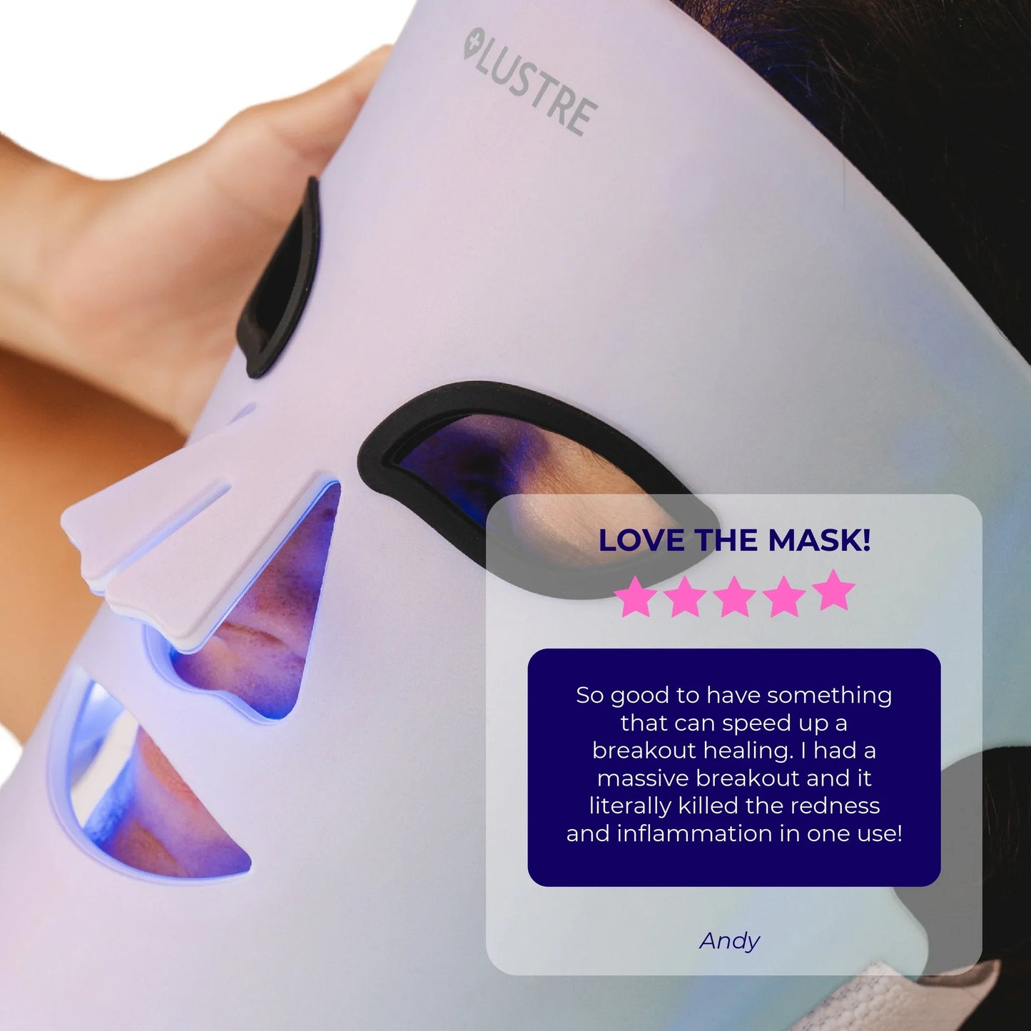 LUSTRE® Clearskin Revive LED Mask