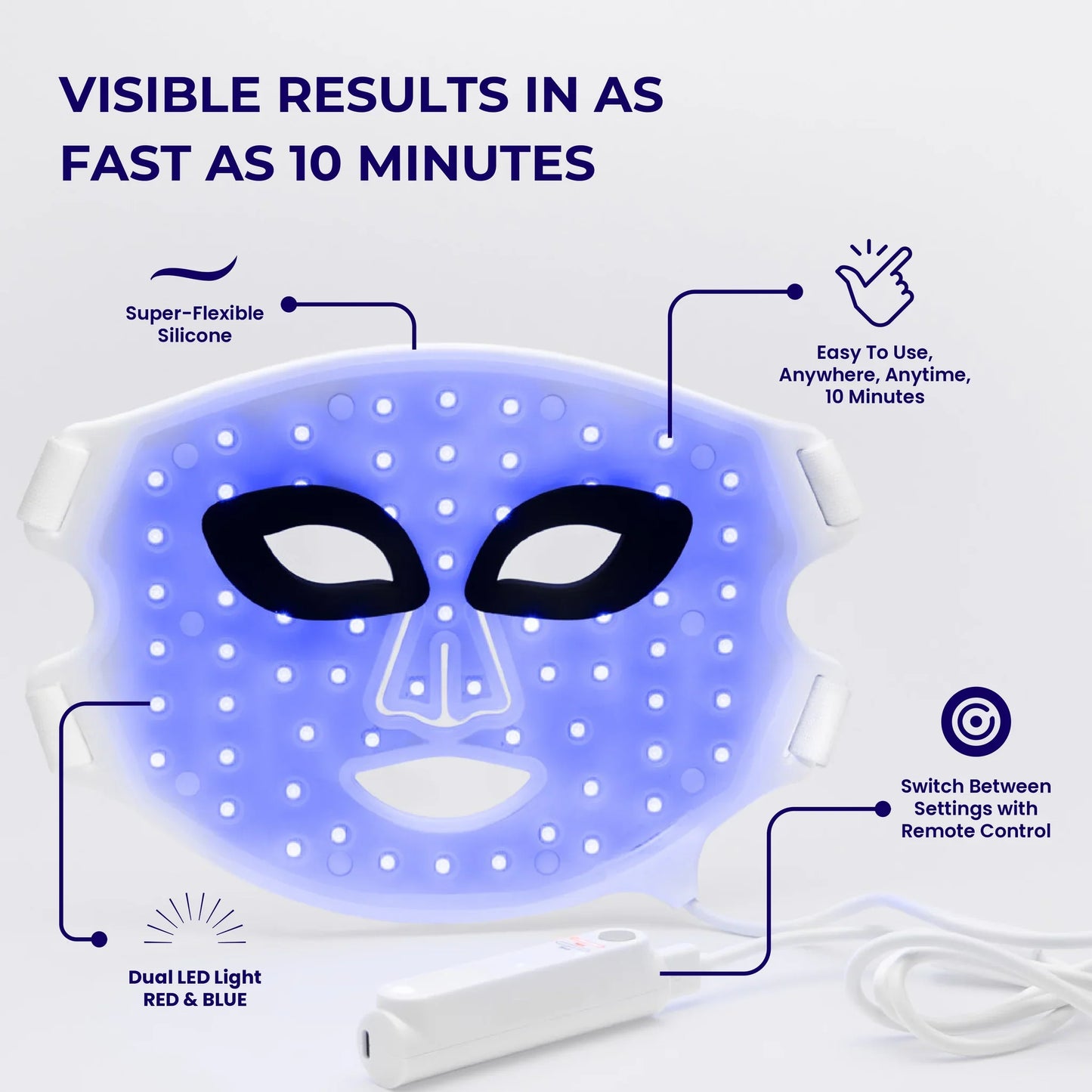 LUSTRE® Clearskin Revive LED Mask