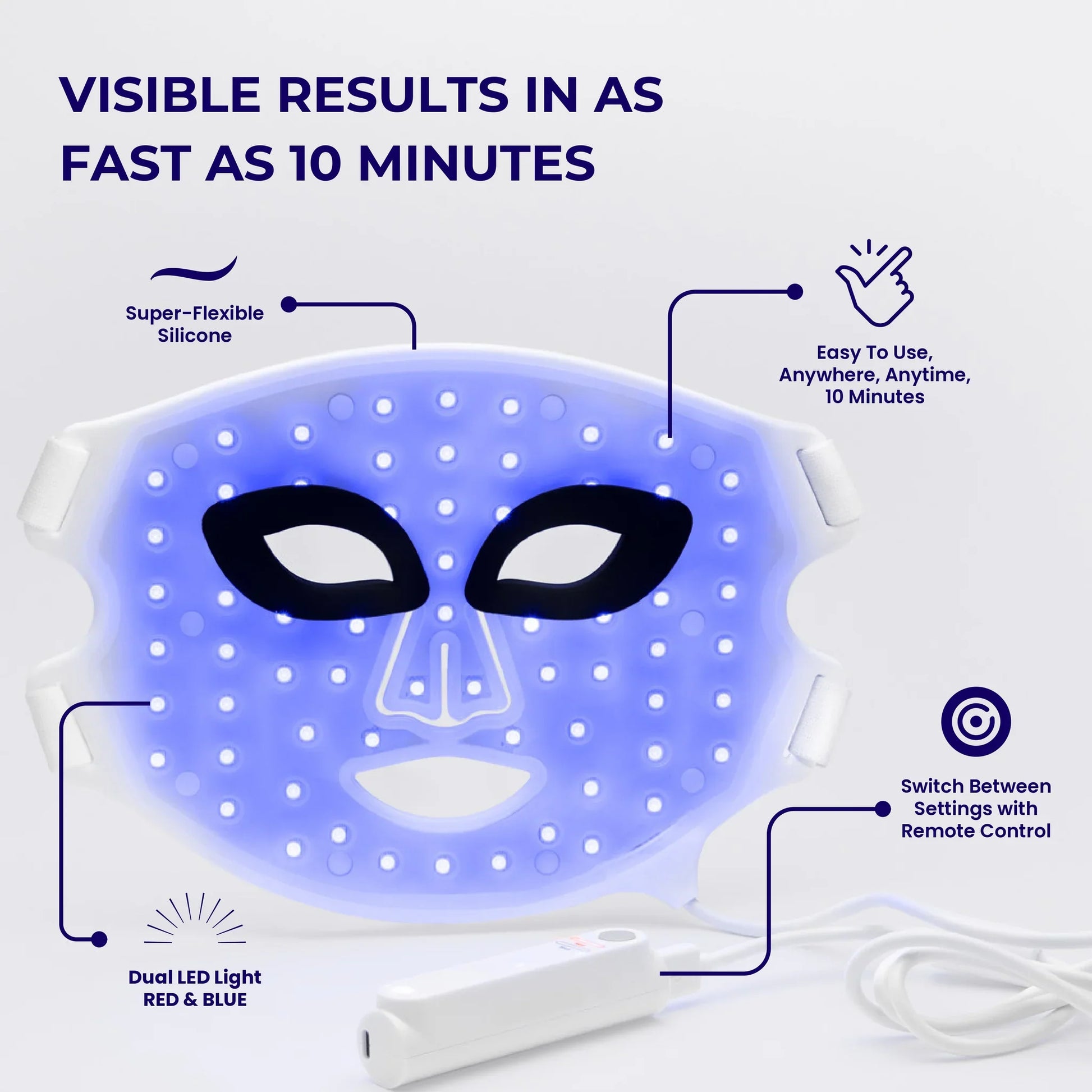 LUSTRE® Clearskin Revive LED Mask