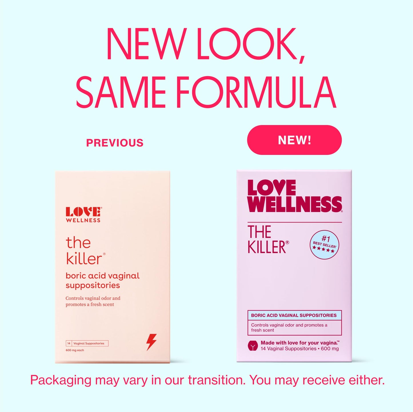 Love Wellness The Killer | Boric Acid Suppositories for Women