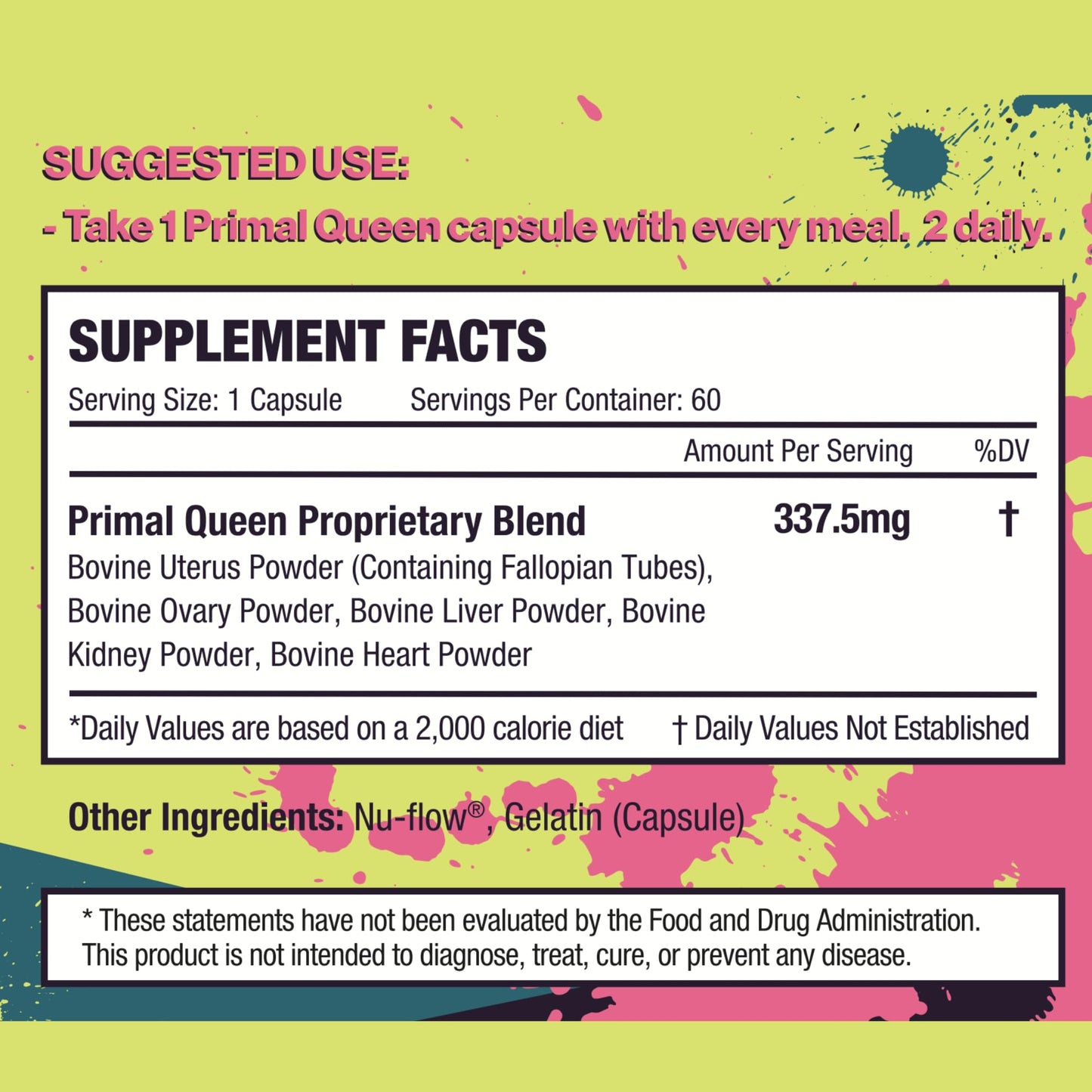 Primal Queen Female-Optimized Beef Organ Superfood Supplement