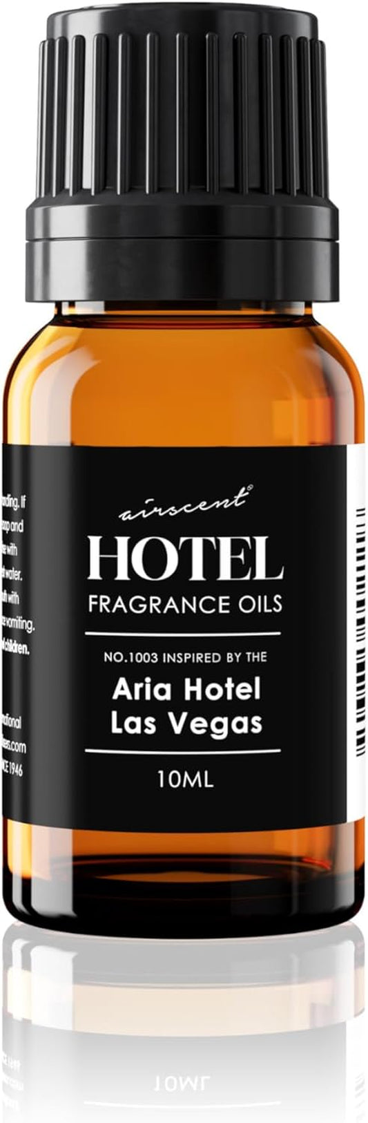 Hotel Diffuser Oil Inspired by the Aria Signature Asian Garden Scent - Airscent No. 1003 Fragrance Oil Blend - 10 Ml, 34 Fl Oz Glass Bottle for Aromatherapy Diﬀusers and Humidifiers