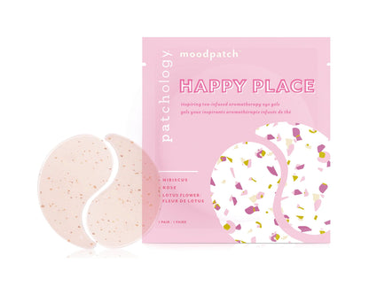 Moodpatch Happy Place Eye Gels under Eye Mask Skin Care for Puffiness and Wrinkles